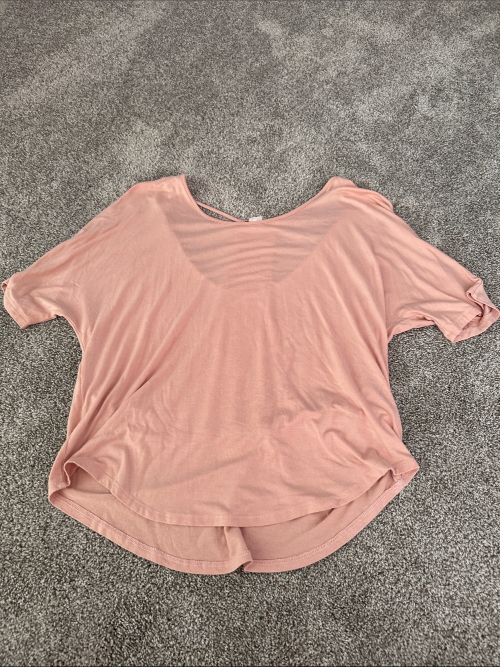 VENUS Blush Scoop-Neck Short Sleeve Tee